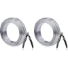 image:imageAnezus 18 Gauge 328 FT Bendable Aluminum Sculpting Wire  1mm Silveraluminum wire with cutter18 gauge Pack of 2