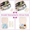 image:imageMarble Makeup Bags Anezus 2Pcs Makeup Pouch Marble Cosmetic Case Waterproof Travel Bag for Women Girls